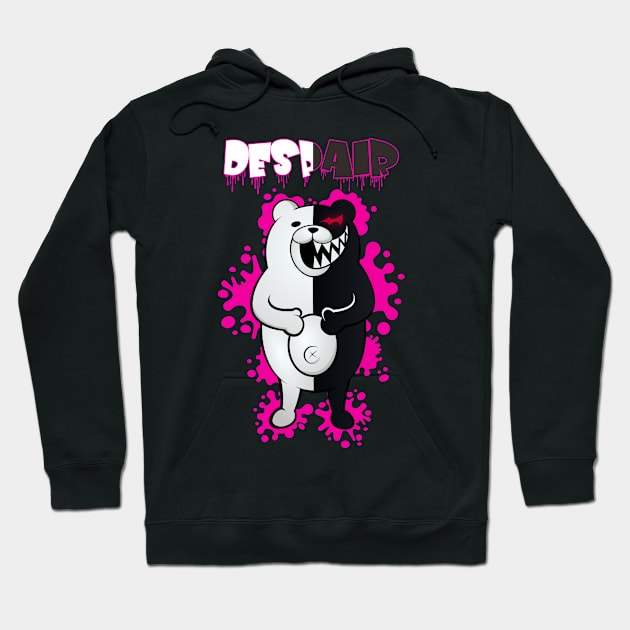 Monokuma Despair Hoodie by Happy Asmara